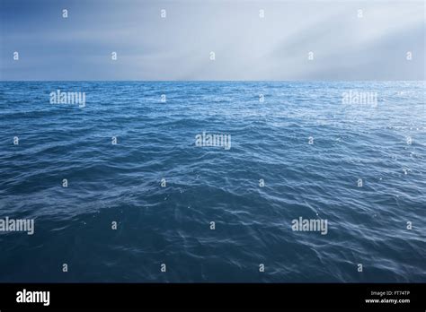 Blue Ocean And Sky Stock Photo Alamy