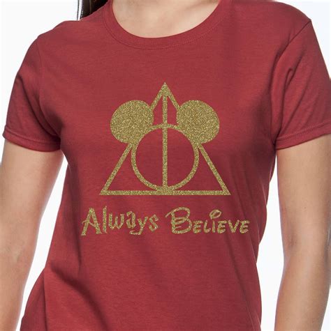 Harry Potter Shirt Disney Matching Vacation Glitter Hogwarts For