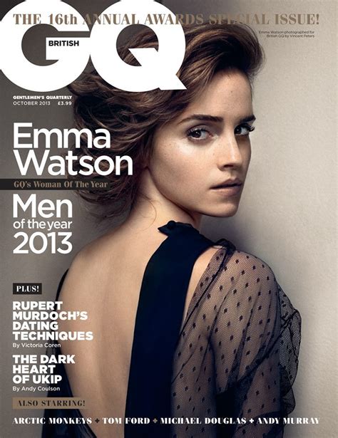 Emma Watson Gq Uk Magazine October 2013 Magazine Photoshoot