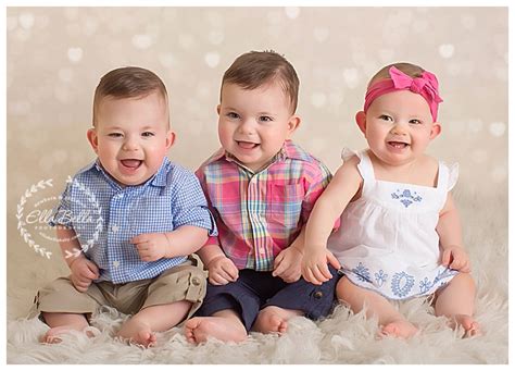 Most Adorable Triplets San Antonio Baby Photographer And Austin Baby