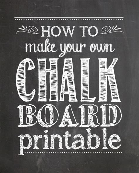 9 Best Images Of Chalkboard Editable Printable Template Free