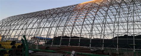 Large Span Space Frame Coal Storage Shed