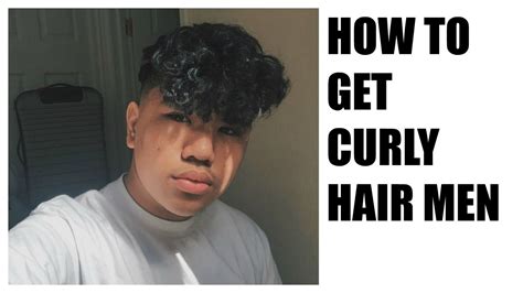 How To Get Curly Hair For Men Perm Tutorialbranch1302 Youtube