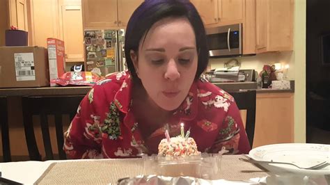 mom blows out birthday candles youtube