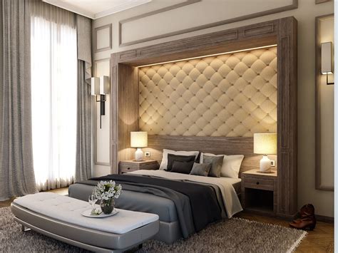 Luxurious Master Bed Room Design Located In Dubai Main Bedroom Bedroom