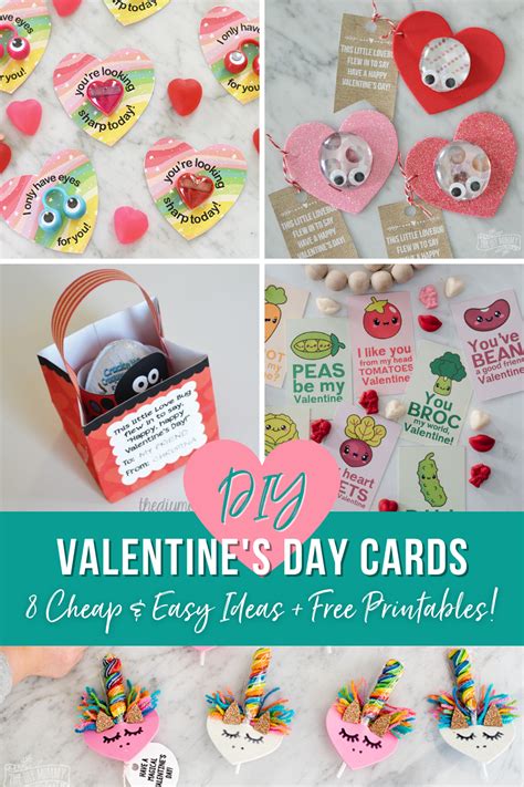 Nasilyapilio 8 Cheap And Easy Diy Valentine Cards For Busy Families
