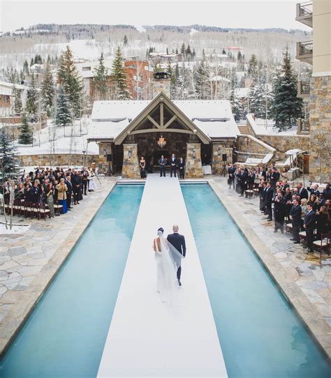 The Aisle Guide Dreamy Winter Wedding At Four Seasons Vail Winter