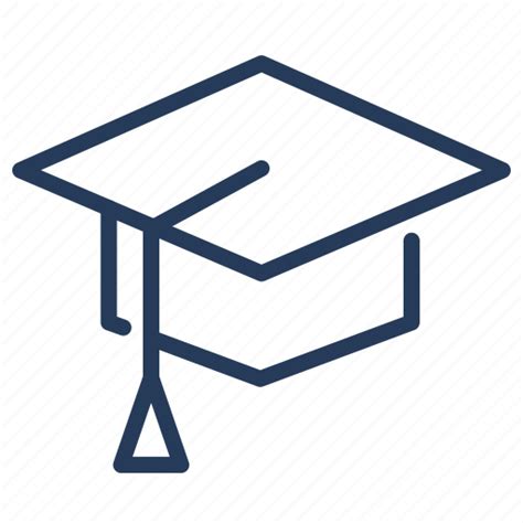 Education Graduation Hat Learn School Study Toga Icon Download