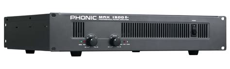 Phonic Max1500plus En Vente Chez Global Audio Store Amplificateur