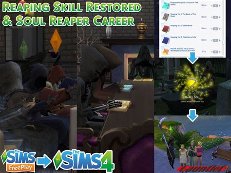 Sims4 Reaping Skill Soul Reaper Career By Gauntlet101010 Sims 4