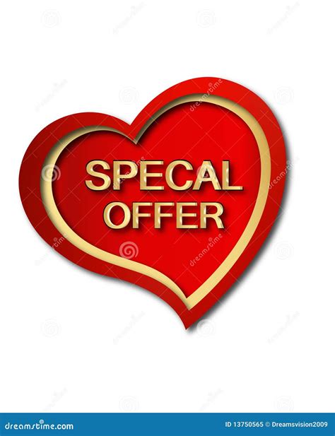 Special Offer Heart Royalty Free Stock Photo Image 13750565
