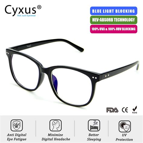 Clothing And Accessories Panner Oversized Blue Light Blocking Glasses For Women Men Square