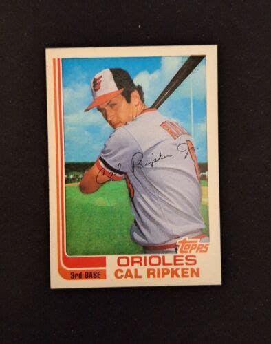 Beautiful 1982 Topps Traded 98t Cal Ripken Jr Rookie Card Baltimore