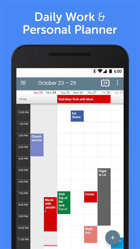 Daily schedule added a button to make it easier to use an app. Calendar+ Schedule Planner App - Android Apps on Google Play