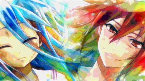 Watercolor Sorashiro Hd Wallpaper Background Image
