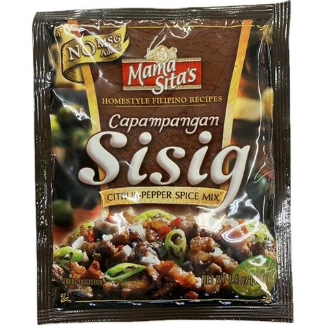 訳あり商品！賞味期限 2024418 Mama Sitas Sisig Citrus Pepper Spice Mix ママシッタス