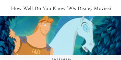 Disney ruled the box office with an iron fist, leading to a veritable avalanche of animated movies, created in hopes of usurping disney from the throne. '90s Animated Disney Movie Quiz | POPSUGAR Entertainment