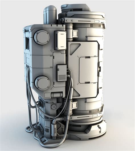 3d Sci Fi Elements Cgtrader