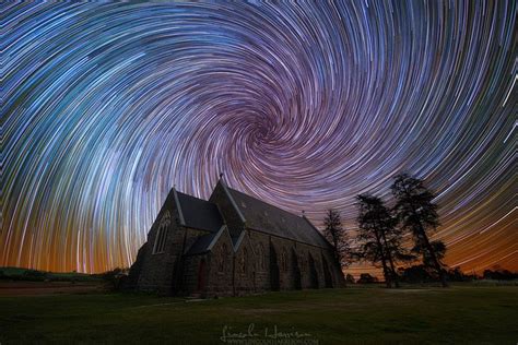 Zooming Machine Startrail Long Exposure Photography Star Trails