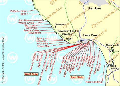 Santa Cruz California Map