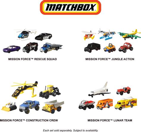 Matchbox Mission Force Jungle Action Play Pack And Construction Crew