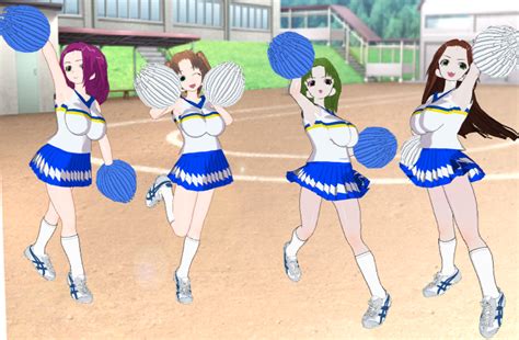 Oyako Neburi Cheerleaders By Quamp On DeviantArt