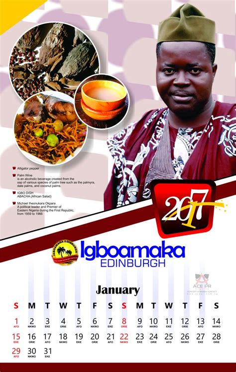 Naijafinestpromo Blog Sponsored Igbo 2017 Calendar By Ace Pr Nigeria
