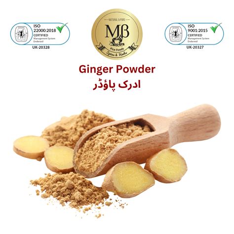 Buy Best Quality Ginger Powder ادرک پاؤڈر Online Mb Pice Foods