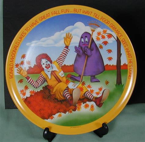 1977 Mcdonalds Plates