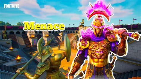 New Menace Undefeated Flame Skin Gameplay Fortnite Ch2 Season 5 The