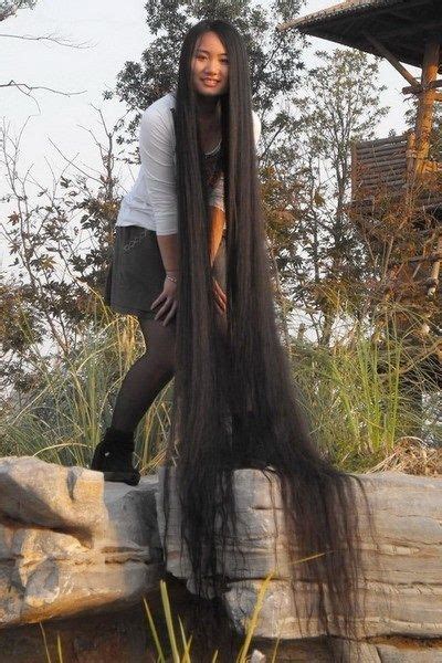 Super Long Hair Long Black Hair Long Hair Girl Beautiful Long Hair
