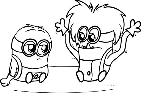 Minions Coloring Pages Wecoloringpage