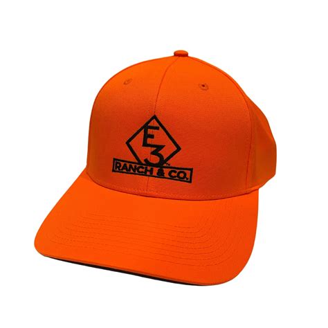 Blaze Orange E3 Hat E3 Ranch And Co