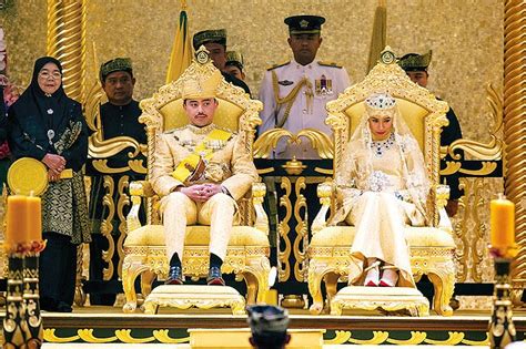 Brunei Royal Wedding 2015 Royal Bersanding Ceremony