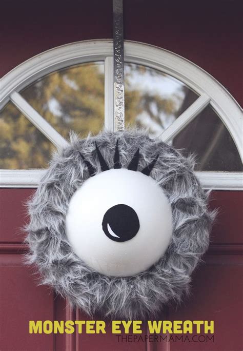Monster Eye Wreath Diy Halloween Diy Outdoor