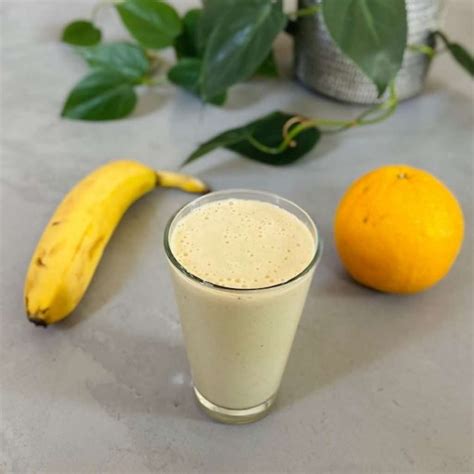 Banana Orange Smoothie For Weight Loss Vegan Creamy And High Protein