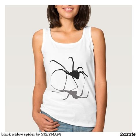 Black Widow Spider T Shirt Tops Tank Tops Athletic
