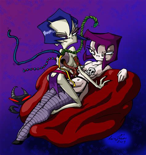 Rule 34 Female Gaz Membrane Human Invader Zim Irken Mimi Artist