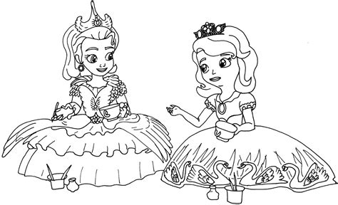 Sofia The First Printable Coloring Pages At Getcolorings Com Free
