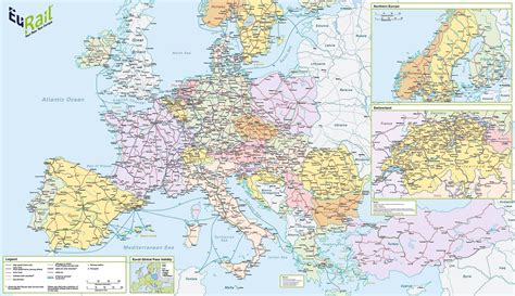 Interrailing Routes In Europe And Interrail Passes Interrail Map