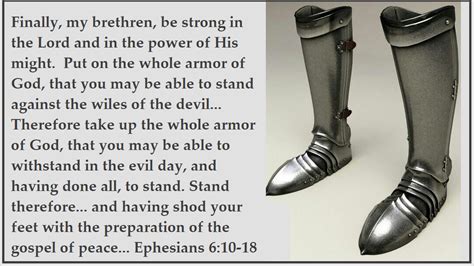 Twelfth Hour Prophetic Ministry Armor Of God Feet Shod With The