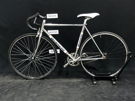 Chrome Bianchi Pista Single Speed Road Bike Able Auctions
