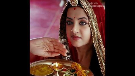 Beautiful Divya Bharti Refacing Beauty Queen Aishwarya Rai In Jodha Akbar Reface App Shorts