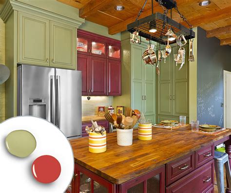 #cabinetpaintcolors #paintcolorideas #kitchenpaintcolor #cabinetcolors #coloredcabinets #twotonedcabinets. 12 Kitchen Cabinet Color Combos That Really Cook - This ...