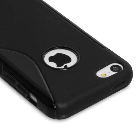 Caseflex Iphone 5c Silicone Gel S Line Case Black M