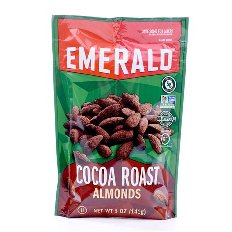Emerald Almonds Cocoa Roasted Elm City Market
