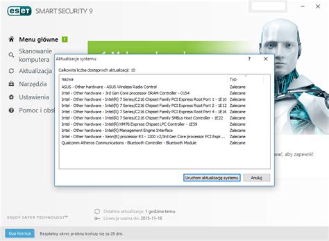 Eset Smart Security Is Showing Updates To Windows 10 That Are Missing