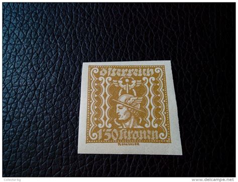 Old 150 Osterreich Kronen Austria Imperforated Stamp Rare Stamp Unused