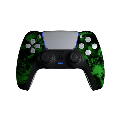 Transparent Green Custom Playstation Ps5 Dualsense Controller