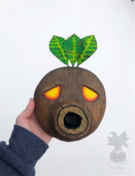 Deku Display Mask Legend Of Zelda Majoras Mask Inspired Etsy